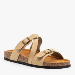 Refresh Newest Arrivals Diagonal Strap Buckled Sandals