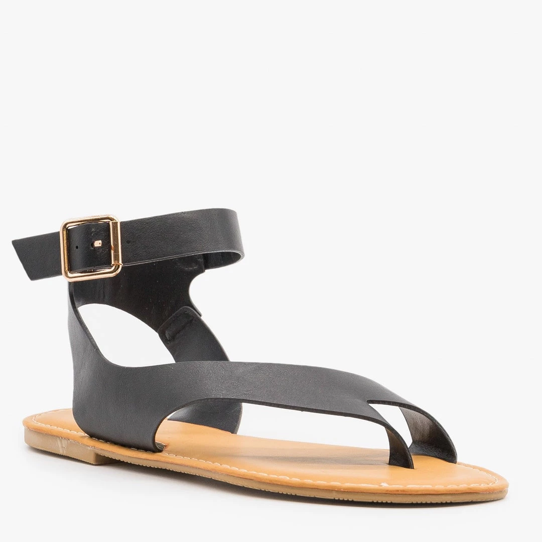 Bamboo Shoes Diagonal Strap Sandals 8 Bamboo Shoes Diagonal Strap Sandals