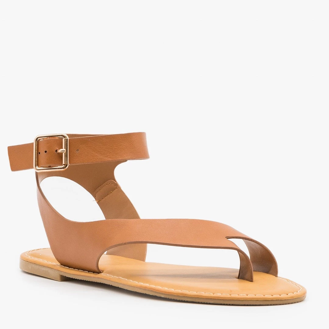 Bamboo Shoes Diagonal Strap Sandals 5 Bamboo Shoes Diagonal Strap Sandals