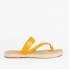 Soda Shoes Diagonal Strap Slip-On Espadrille Sandals Newest Arrivals