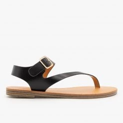 Weeboo Newest Arrivals Diagonal Strap Thong-Toed Sandals