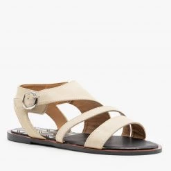 Qupid Shoes Diagonal Strappy Sandals Newest Arrivals