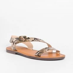 Soda Shoes Newest Arrivals Diagonal Wraparound Strap Sandals