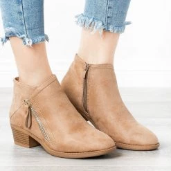 ARider Girl Newest Arrivals Diagonal Zipper Booties