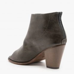 Mata Distressed Faux Leather Open Toe Booties Newest Arrivals 23 Mata Distressed Faux Leather Open Toe Booties Newest Arrivals