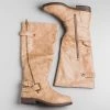 Glaze Distressed Faux Leather Riding Boots Newest Arrivals