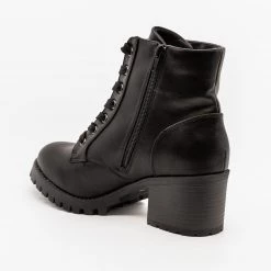 Bamboo Shoes Distressed Lace Up Combat Booties Newest Arrivals