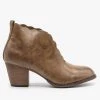 Mata Newest Arrivals Distressed Scalloped Edge Booties