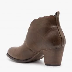 Mata Newest Arrivals Distressed Scalloped Edge Booties 24 Mata Newest Arrivals Distressed Scalloped Edge Booties