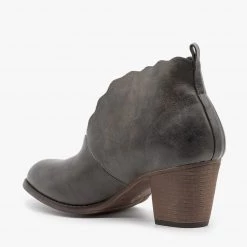 Mata Newest Arrivals Distressed Scalloped Edge Booties 19 Mata Newest Arrivals Distressed Scalloped Edge Booties