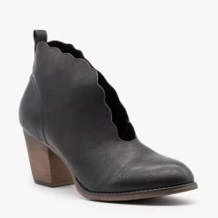 Mata Newest Arrivals Distressed Scalloped Edge Booties 21 Mata Newest Arrivals Distressed Scalloped Edge Booties