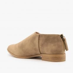 Qupid Shoes Distressed Side Cut Flats Newest Arrivals