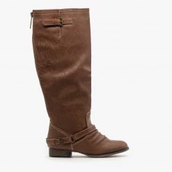 Breckelle's Distressed Scrunch Riding Boots Newest Arrivals