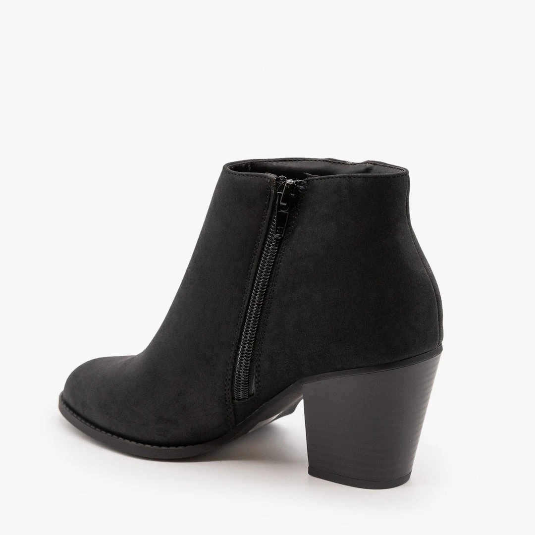 City Classified Shoes Distressed Woven Ankle Booties FINAL SALE 4 City Classified Shoes Distressed Woven Ankle Booties FINAL SALE