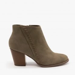 City Classified Shoes Distressed Woven Ankle Booties FINAL SALE 10 City Classified Shoes Distressed Woven Ankle Booties FINAL SALE