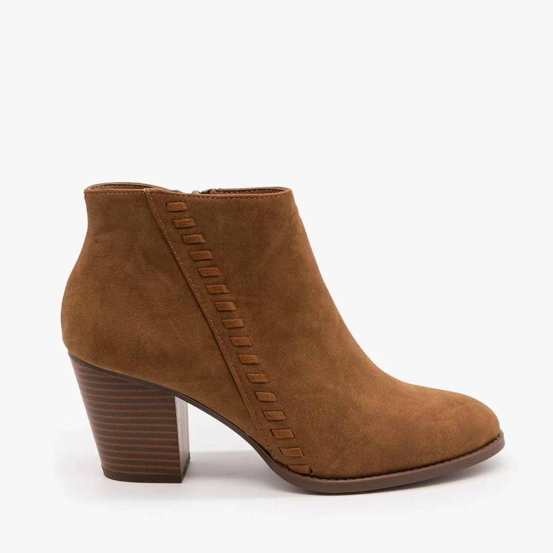 City Classified Shoes Distressed Woven Ankle Booties FINAL SALE 1 City Classified Shoes Distressed Woven Ankle Booties FINAL SALE