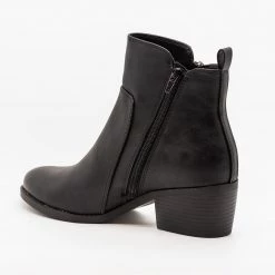 Soda Shoes Newest Arrivals Distressed Zipper Ankle Boots