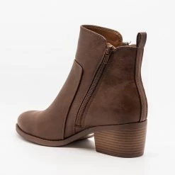 Soda Shoes Newest Arrivals Distressed Zipper Ankle Boots