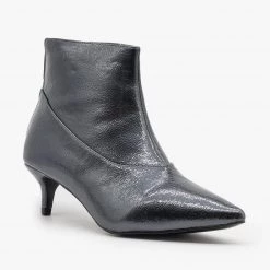 Unilady Newest Arrivals Diva Kitten Heel Ankle Booties FINAL SALE