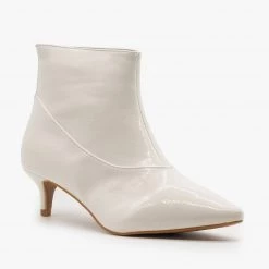 Unilady Newest Arrivals Diva Kitten Heel Ankle Booties FINAL SALE