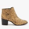 Qupid Shoes Diva Leopard Print Ankle Booties Newest Arrivals