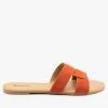 Qupid Shoes Double Band Slip On Sandals