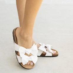 Mata Newest Arrivals Double Bow Slides