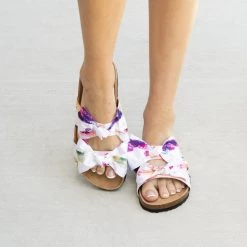 Mata Newest Arrivals Double Bow Slides