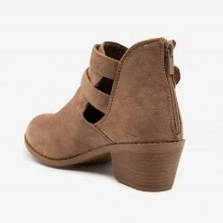 Forever Double Buckle Low Booties 5 Forever Double Buckle Low Booties