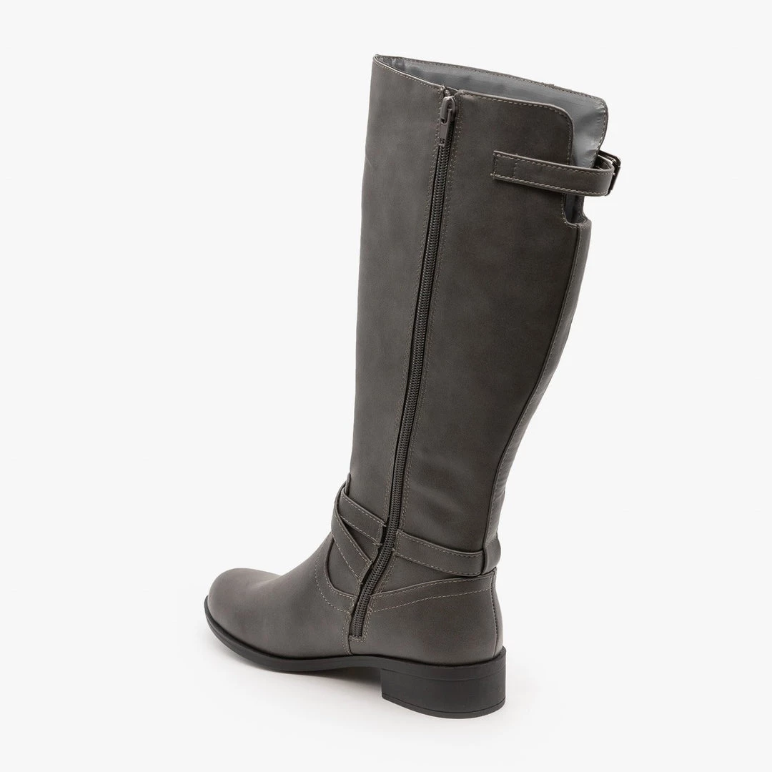 Soda Shoes Double Buckle Riding Boots FINAL SALE 2 Soda Shoes Double Buckle Riding Boots FINAL SALE