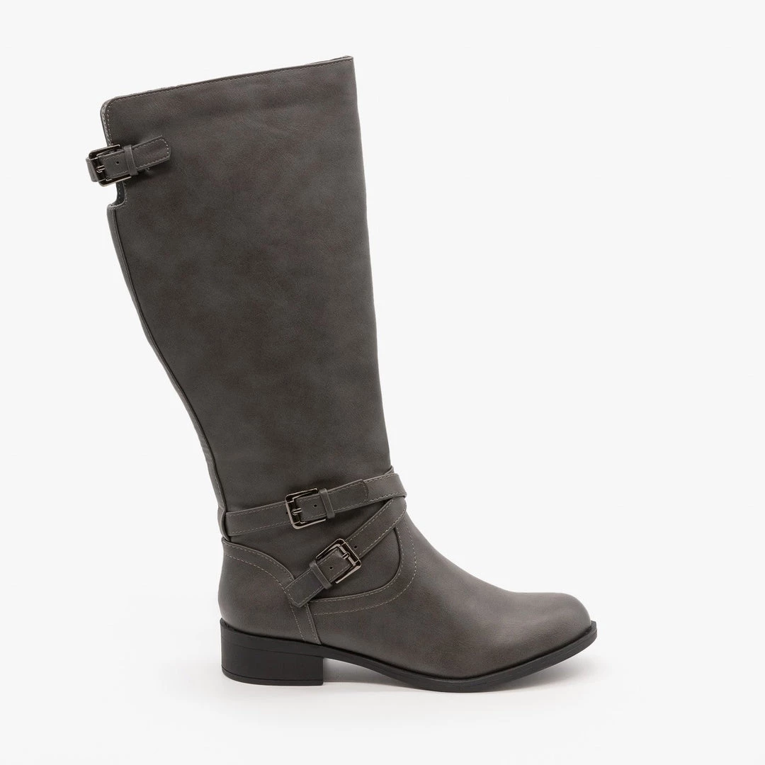 Soda Shoes Double Buckle Riding Boots FINAL SALE 1 Soda Shoes Double Buckle Riding Boots FINAL SALE