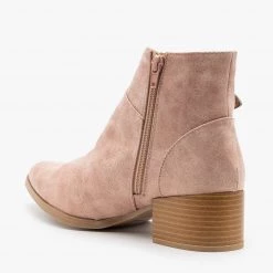 Qupid Shoes Double Buckle Southwest Booties Newest Arrivals