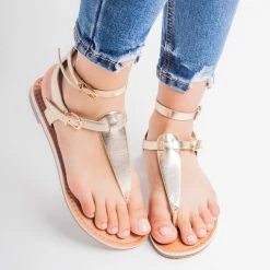 Soda Shoes Newest Arrivals Double Buckle Thong Sandals