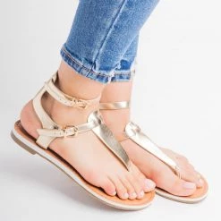 Soda Shoes Newest Arrivals Double Buckle Thong Sandals