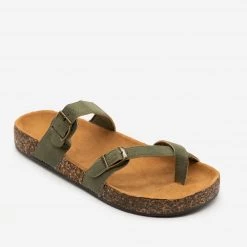 Anna Shoes Double Buckle Toe Hold Fashion Sandals