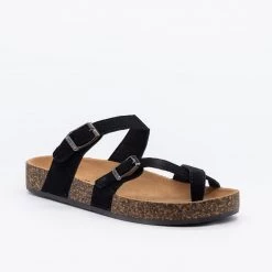 Anna Shoes Double Buckle Toe Hold Fashion Sandals