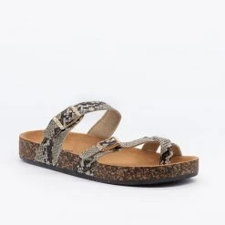 Anna Shoes Double Buckle Toe Hold Fashion Sandals