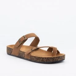 Anna Shoes Double Buckle Toe Hold Fashion Sandals