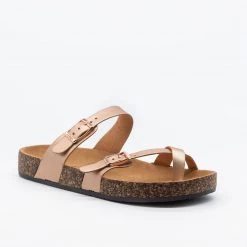 Anna Shoes Double Buckle Toe Hold Fashion Sandals