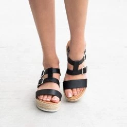 Yoki Double Closure Platform Sandals Newest Arrivals 5 Yoki Double Closure Platform Sandals Newest Arrivals