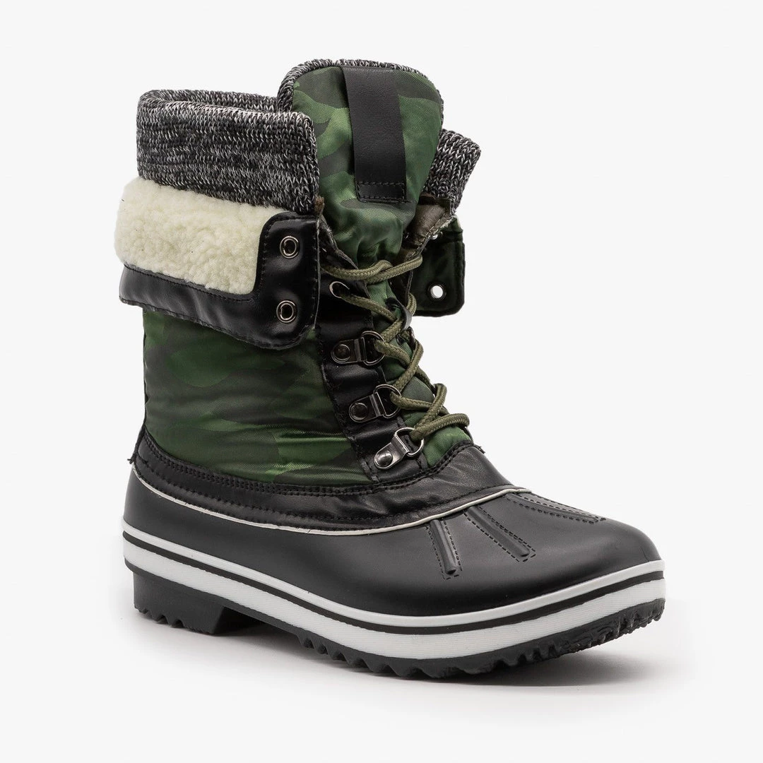 Forever Double Cuff Camouflage Duck Boots Newest Arrivals 1 Forever Double Cuff Camouflage Duck Boots Newest Arrivals