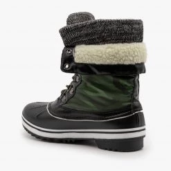 Forever Double Cuff Camouflage Duck Boots Newest Arrivals