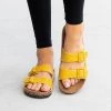 Weeboo Newest Arrivals Double Quilted Buckled Slides