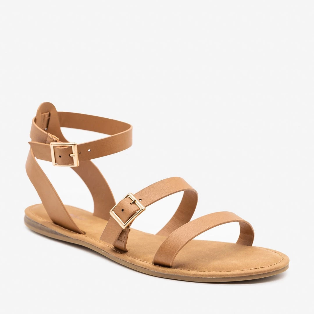 Bamboo Shoes Newest Arrivals Double Strap Buckle Sandals 5 Bamboo Shoes Newest Arrivals Double Strap Buckle Sandals