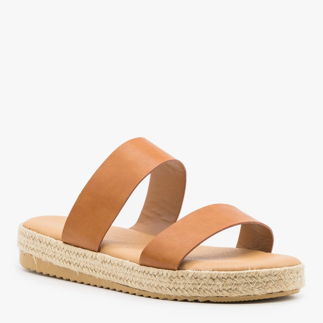 Bamboo Shoes Double Strap Espadrille Flatform Slides Newest Arrivals 5 Bamboo Shoes Double Strap Espadrille Flatform Slides Newest Arrivals