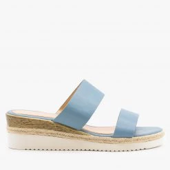 Weeboo Newest Arrivals Double Strap Esparto Trim Sandal Wedges 26 Weeboo Newest Arrivals Double Strap Esparto Trim Sandal Wedges