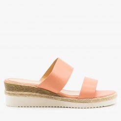 Weeboo Newest Arrivals Double Strap Esparto Trim Sandal Wedges 23 Weeboo Newest Arrivals Double Strap Esparto Trim Sandal Wedges