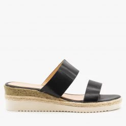 Weeboo Newest Arrivals Double Strap Esparto Trim Sandal Wedges 29 Weeboo Newest Arrivals Double Strap Esparto Trim Sandal Wedges