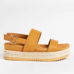 Bamboo Shoes Double Strap Flatform Sandals