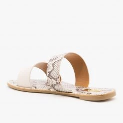 Qupid Shoes Double Strap Patterned Sandals 16 Qupid Shoes Double Strap Patterned Sandals